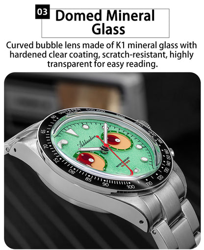 🔥SALDI D'AUTUNNO 🔥ADDIESDIVE AD2557 – Orologio Cronografo da Uomo 40mm al Quarzo VK64 con Quadrante Eye