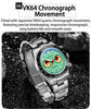 ADDIESDIVE AD2557 – Orologio Cronografo da Uomo 40mm al Quarzo VK64 con Quadrante Eye