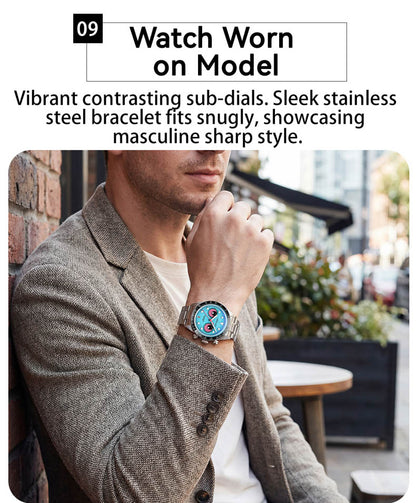 🔥SALDI D'AUTUNNO 🔥ADDIESDIVE AD2557 – Orologio Cronografo da Uomo 40mm al Quarzo VK64 con Quadrante Eye