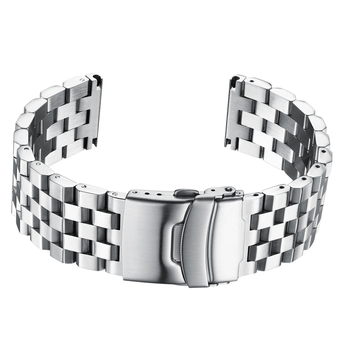 Cinturino per orologio da uomo in acciaio inossidabile da 22 mm
