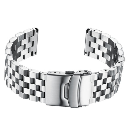Cinturino per orologio da uomo in acciaio inossidabile da 22 mm