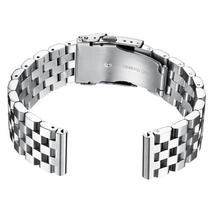 Cinturino per orologio da uomo in acciaio inossidabile da 22 mm