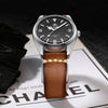 ADDIESDIVE Orologio Pilota Automatico 38mm 100M (AD2112-cinturino in pelle)