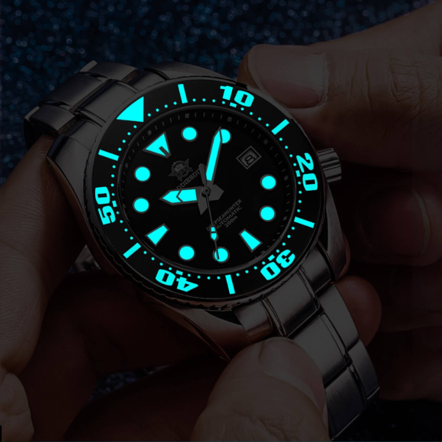 🔥ADDIESDIVE Orologio 🔥 subacqueo professionale da uomo 44,5 mm (MY-H10)
