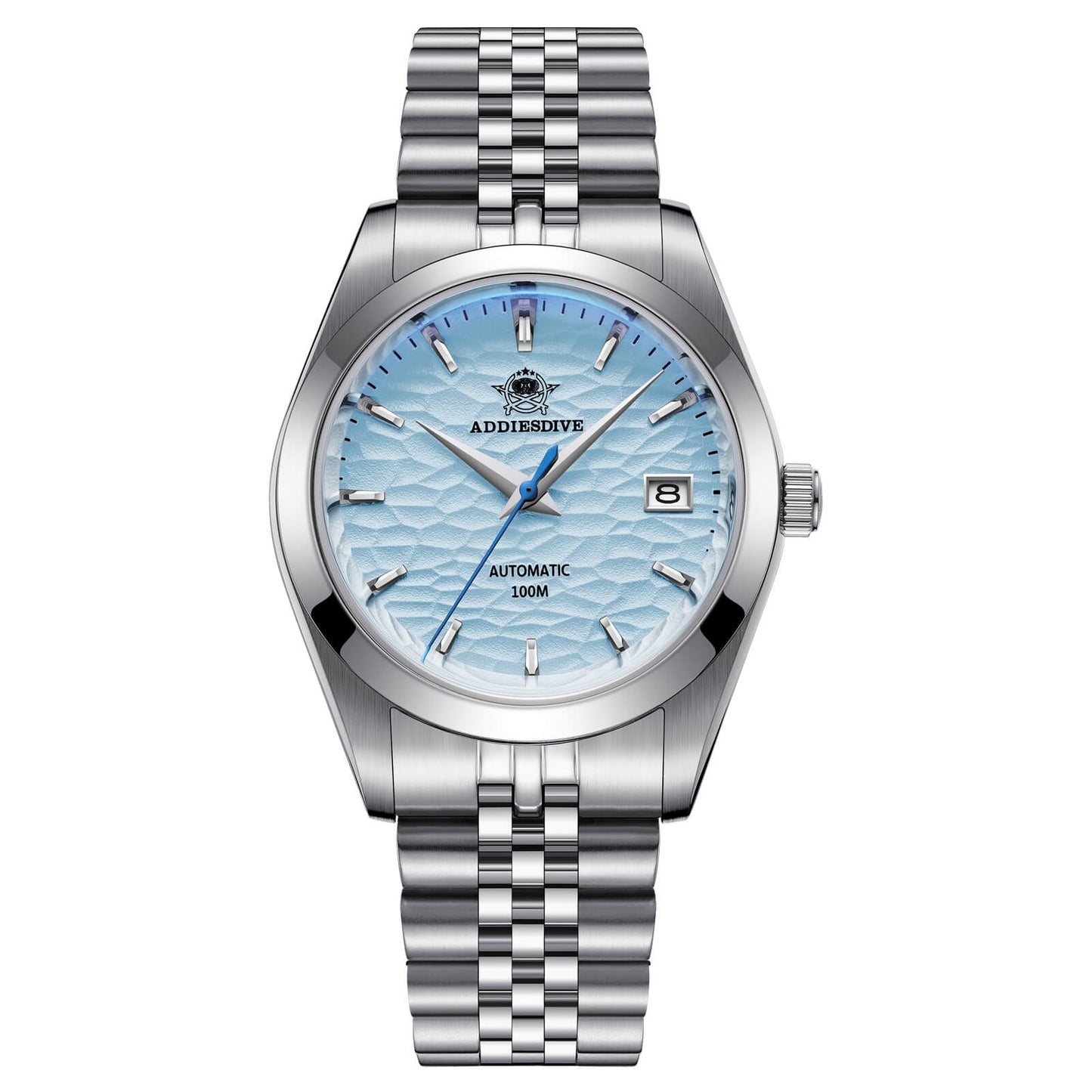 ADDIESDIVE Orologio da uomo meccanico retrò AD2118 Blu
