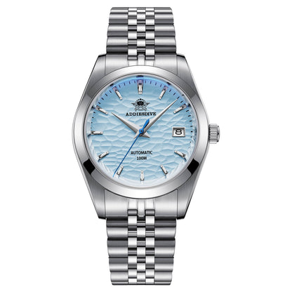ADDIESDIVE Orologio da uomo meccanico retrò AD2118 Blu