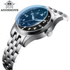 <Versione sterile>ADDIESDIVE®Pilot Black Dail Elegante Orologio Automatico Uomo Diver 200M H2