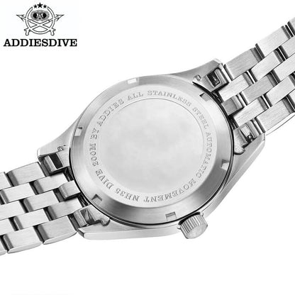 <Versione sterile>ADDIESDIVE®Pilot Black Dail Elegante Orologio Automatico Uomo Diver 200M H2