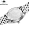 <Versione sterile>ADDIESDIVE®Pilot Black Dail Elegante Orologio Automatico Uomo Diver 200M H2