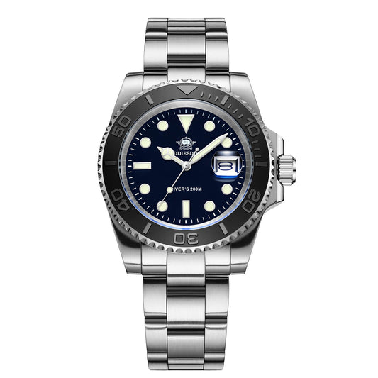 ★Speciali settimanali★Addiesdive Orologio al Quarzo 41mm Diver's 200M (MY-H3C) Nero