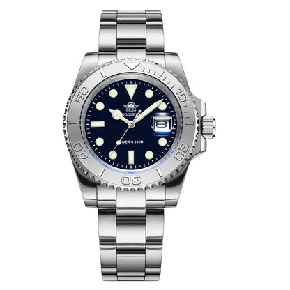 ★Speciali settimanali★Addiesdive Orologio al Quarzo 41mm Diver's 200M (MY-H3C) Argento