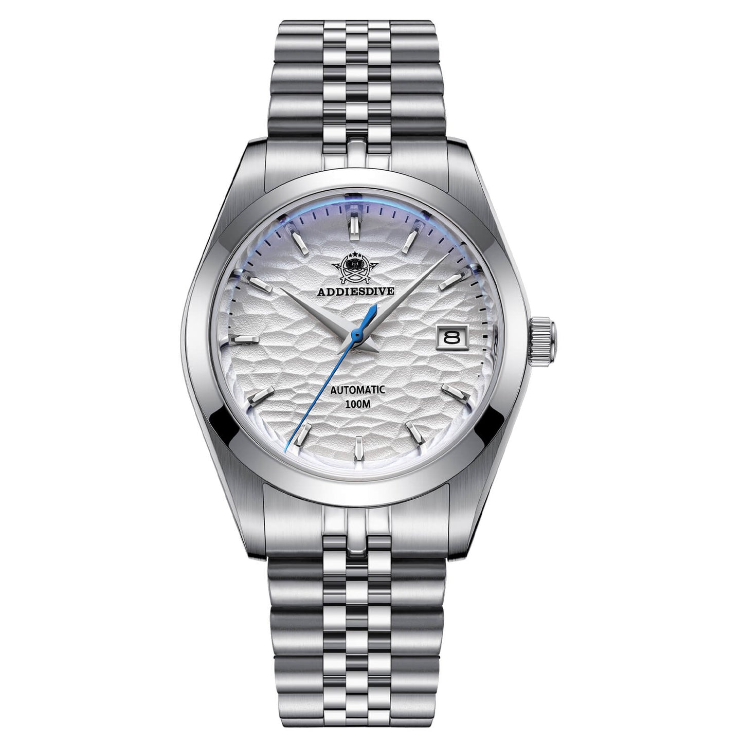 ADDIESDIVE Orologio da uomo meccanico retrò AD2118 Bianco