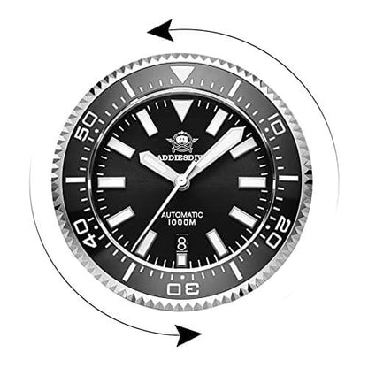 ADDIESDIVE Diver 1000M Orologio subacqueo professionale 45mm (MY-H6)