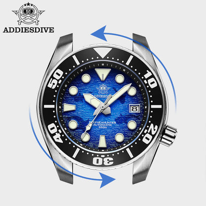 ADDIESDIVE Orologio Subacqueo Automatico 200 Metri Impermeabile AD2117