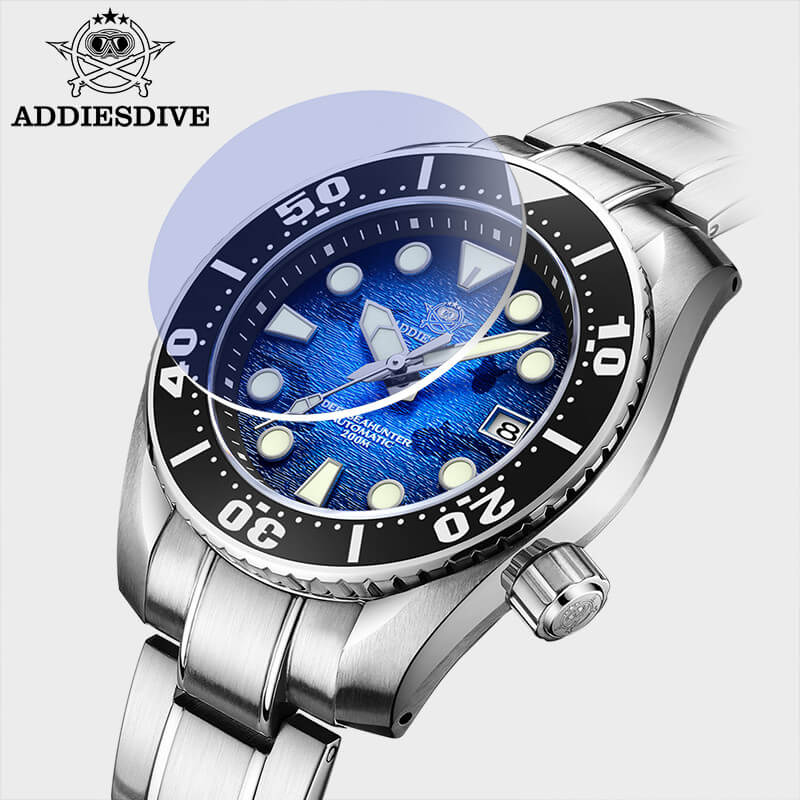 ADDIESDIVE Orologio Subacqueo Automatico 200 Metri Impermeabile AD2117
