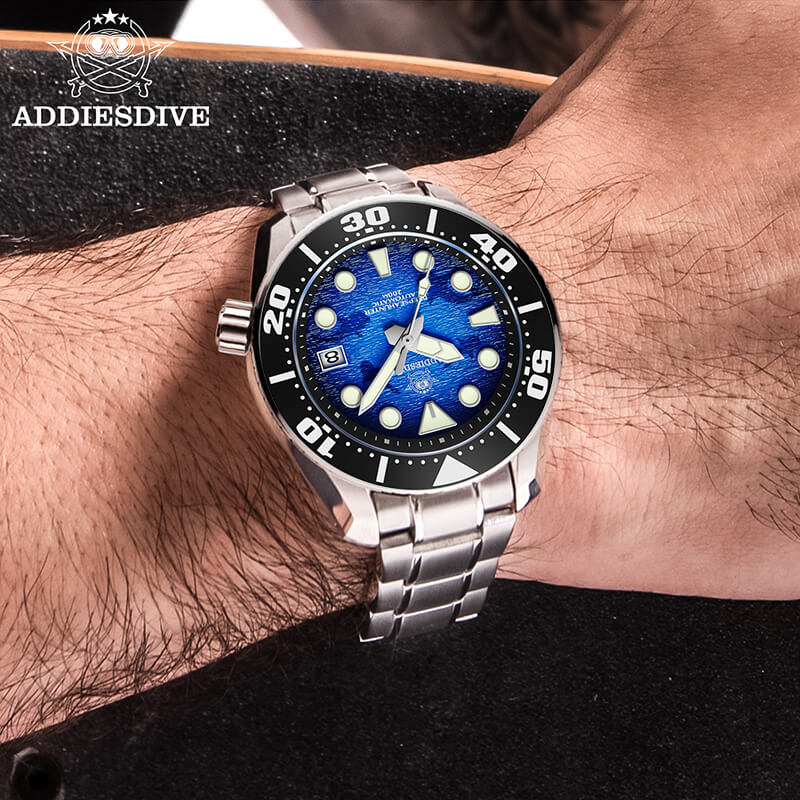ADDIESDIVE Orologio Subacqueo Automatico 200 Metri Impermeabile AD2117