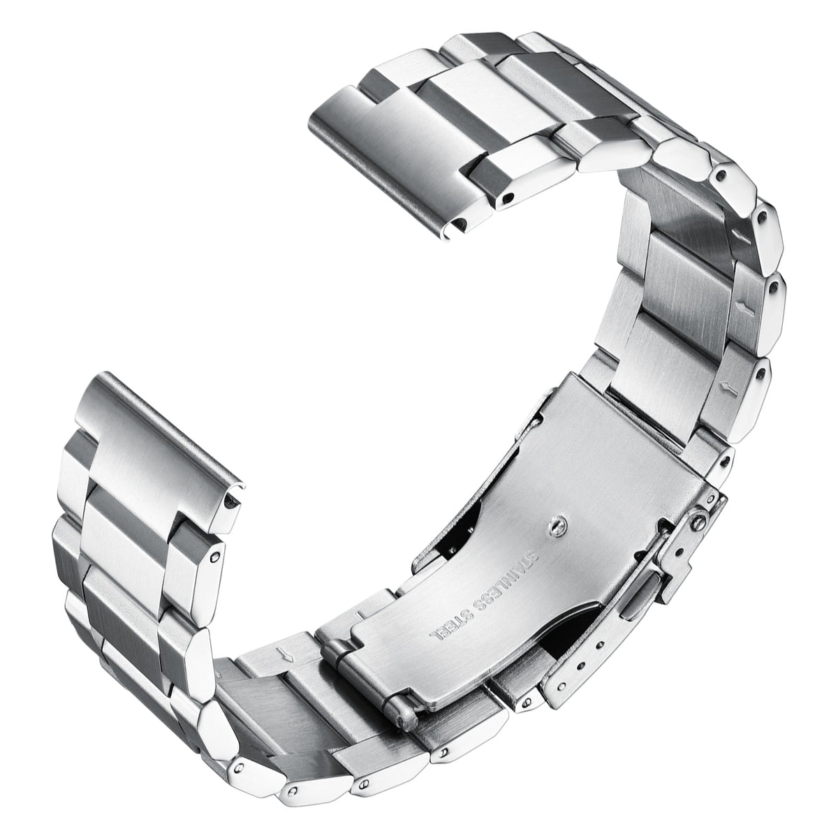 Cinturino per orologio da uomo in acciaio inossidabile da 22 mm