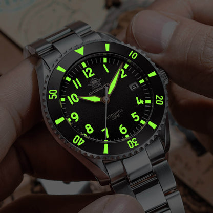 ADDIESDIVE® 2-in-1 Pilot diver orologio automatico diver 200M (MY-H9)