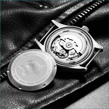 ADDIESDIVE® Pilot watch|movimento automatico NH35A Nastro in acciaio (MY-H2)
