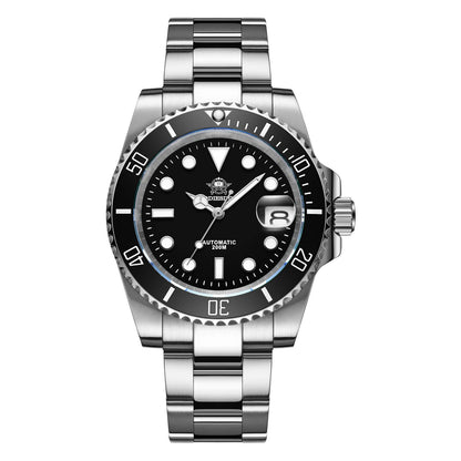 ADDIESDIVE Orologio Subacqueo Automatico da uomo Luminescente NH35A (MY-H3) black