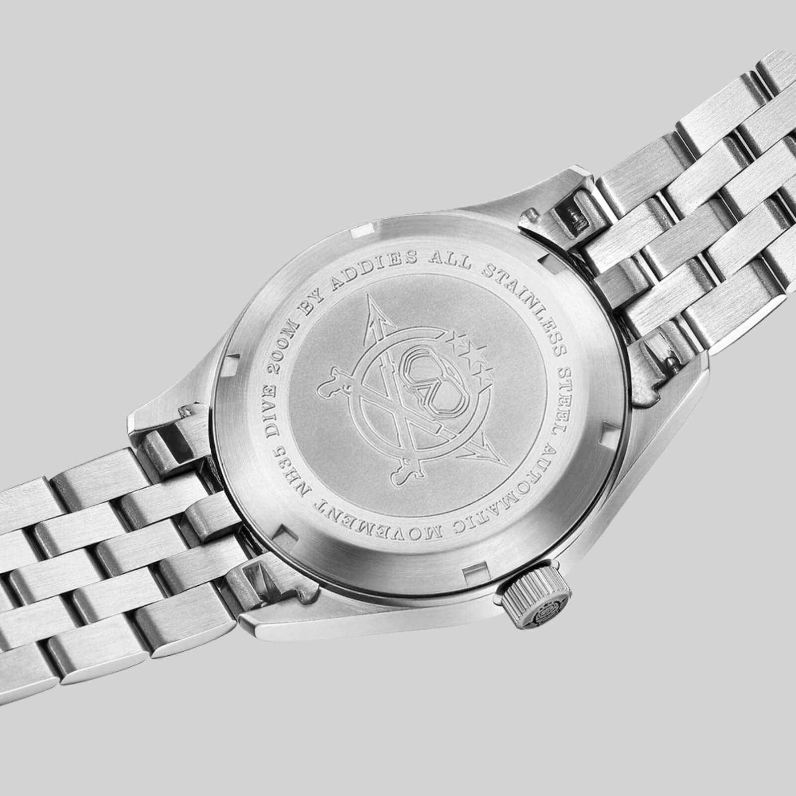 ADDIESDIVE® Pilot watch|movimento automatico NH35A Nastro in acciaio (MY-H2)