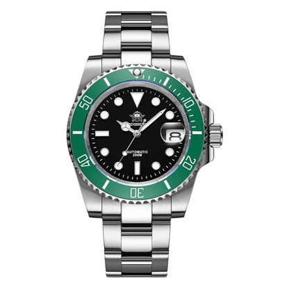 ADDIESDIVE Orologio Subacqueo Automatico da uomo Luminescente NH35A (MY-H3) black and green