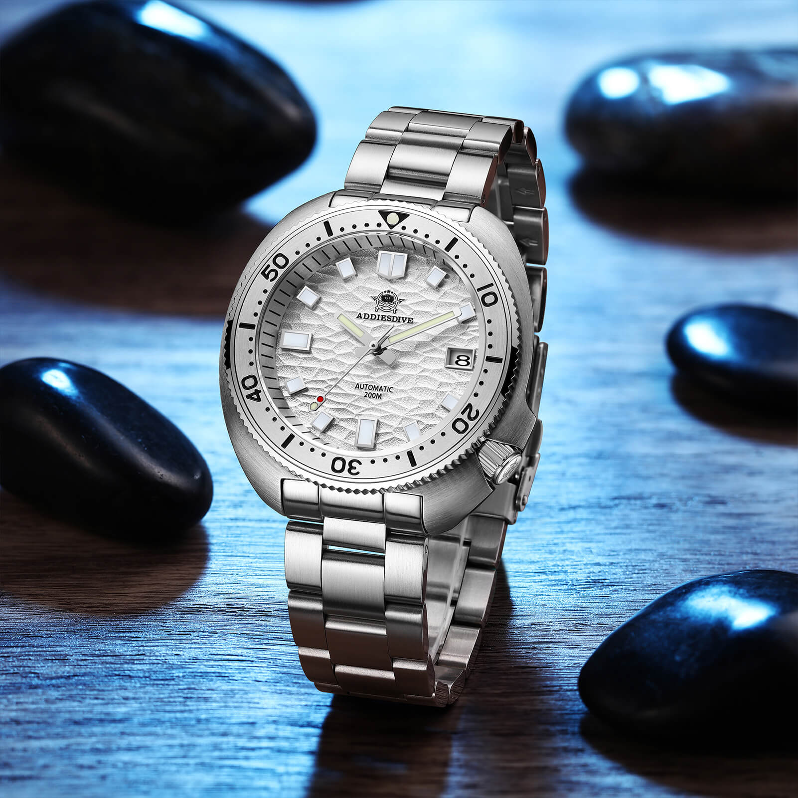 ADDIESDIVE Orologio Subacqueo Automatico 200 Metri Impermeabile AD2117
