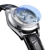 ADDIESDIVE automatico quadrante bianco con cinturino in pelle nera AD2118