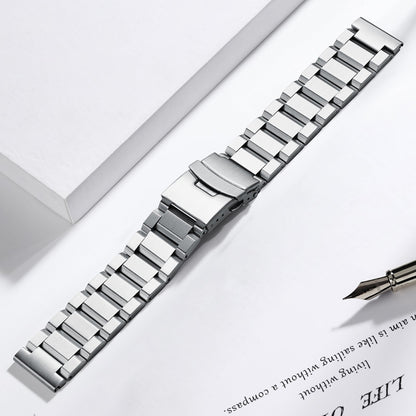 Cinturino per orologio da uomo in acciaio inossidabile da 22 mm 3 pointer 22mm