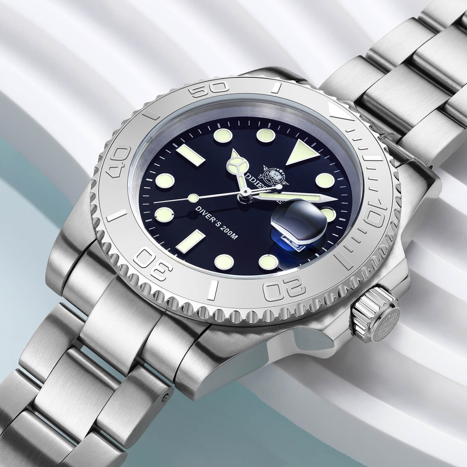 ★Speciali settimanali★Addiesdive Orologio al Quarzo 41mm Diver's 200M (MY-H3C)