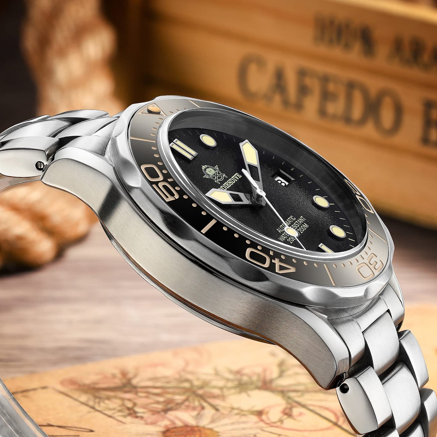 ★Saldi Anniversario★ADDIESDIVE Orologio subacqueo automatico da uomo AD2106