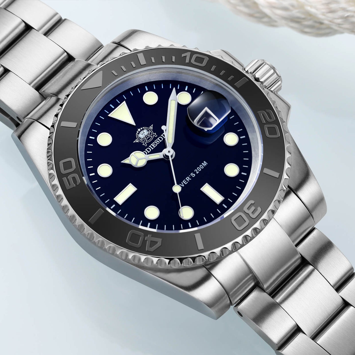 ★Speciali settimanali★Addiesdive Orologio al Quarzo 41mm Diver's 200M (MY-H3C)
