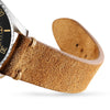 cinturino dell'orologio marrone