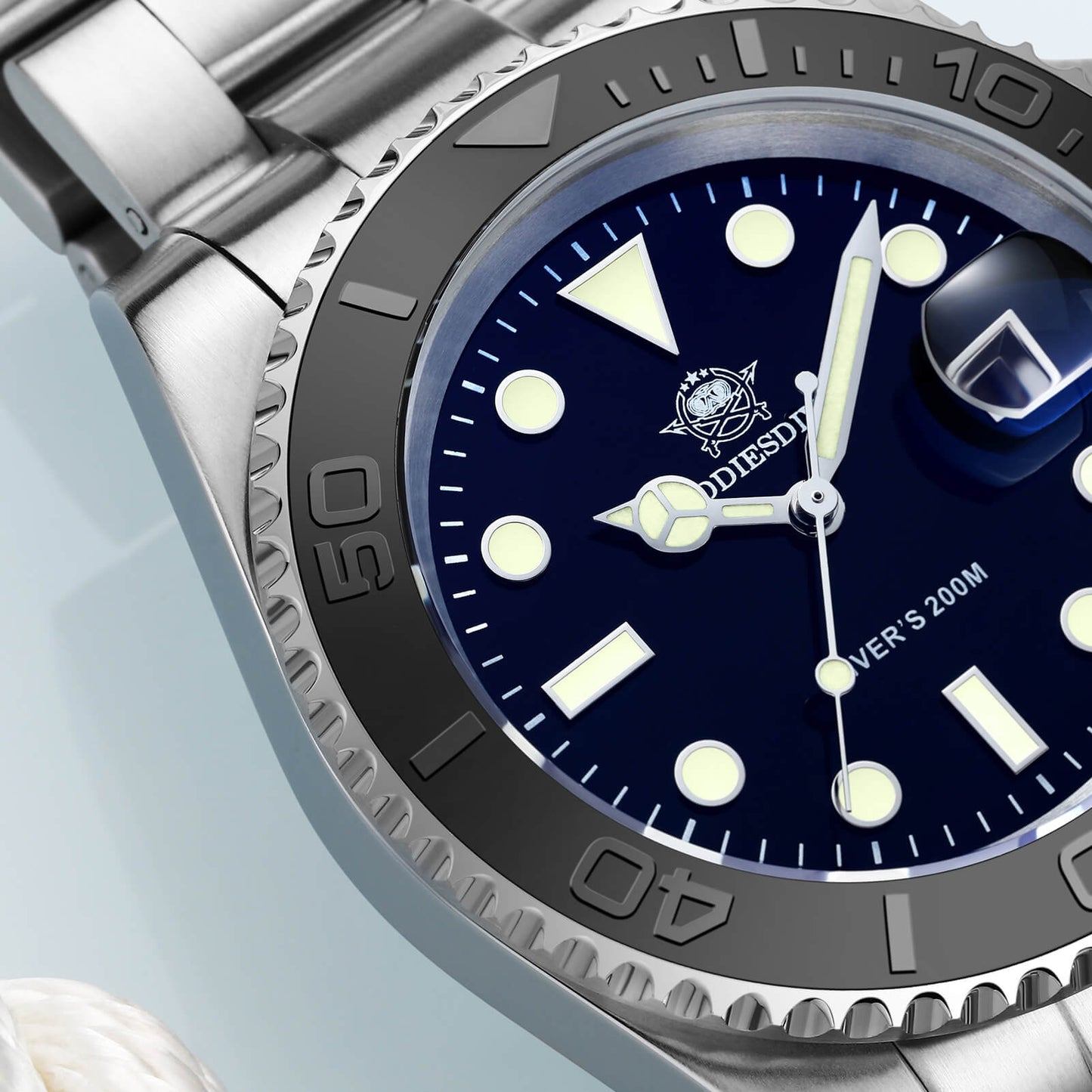 ★Speciali settimanali★Addiesdive Orologio al Quarzo 41mm Diver's 200M (MY-H3C)
