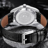 ADDIESDIVE automatico quadrante bianco con cinturino in pelle nera AD2118