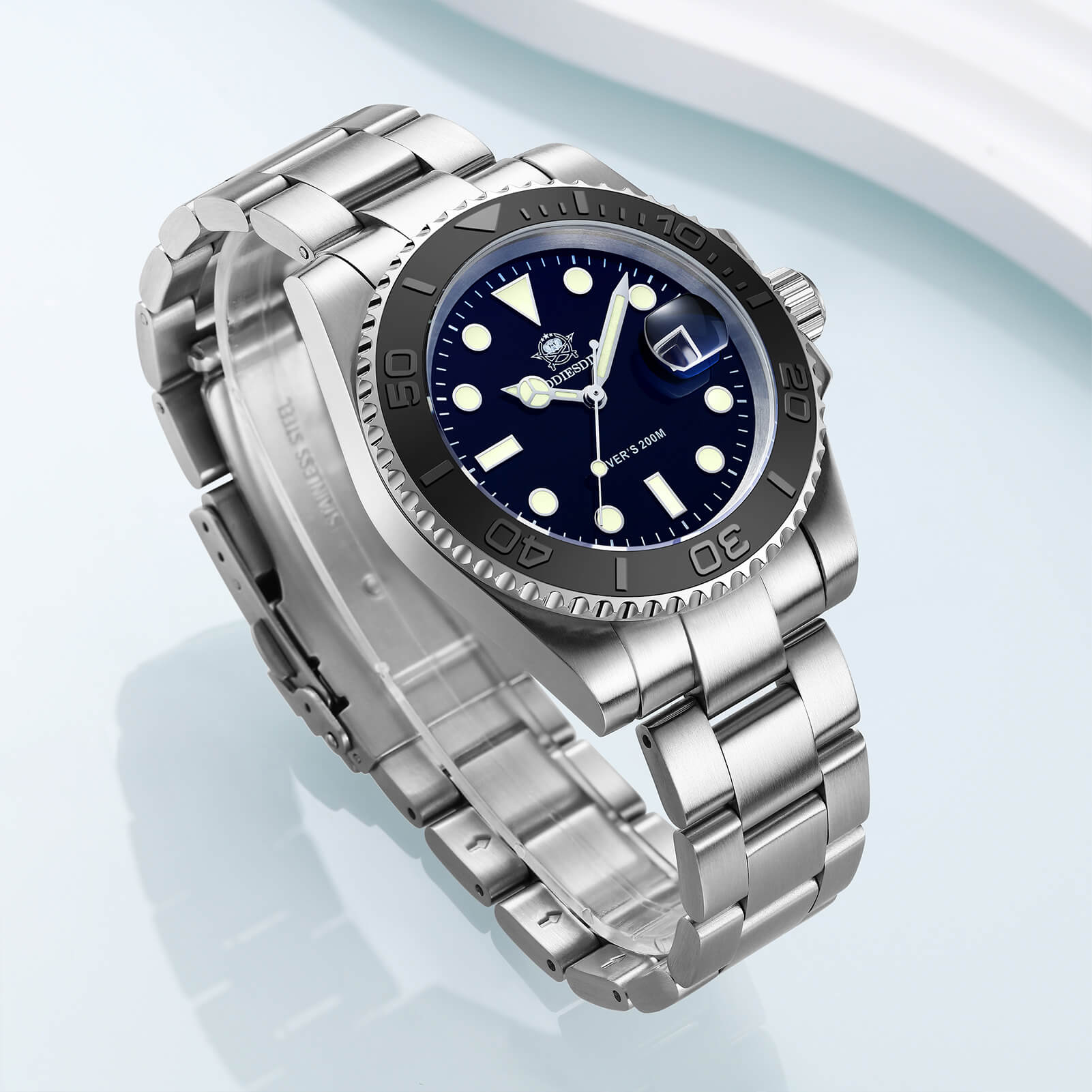 ★Speciali settimanali★Addiesdive Orologio al Quarzo 41mm Diver's 200M (MY-H3C)