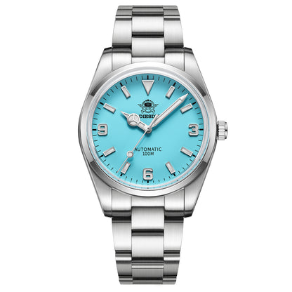 ADDIESDIVE 38mm Domed Crystal Explore Watch 100M (AD2112) Blu corallo