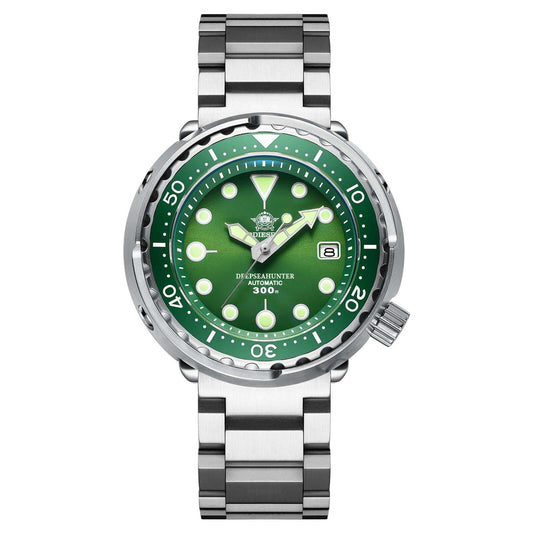 ADDIESDIVE® Tuna 300 Orologio subacqueo automatico Tuna Diver 300M 3 colori ( MY-H5) Verde
