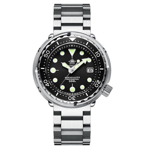 ADDIESDIVE® Tuna 300 Orologio subacqueo automatico Tuna Diver 300M 3 colori ( MY-H5) Nero