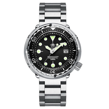 ADDIESDIVE® Tuna 300 Orologio subacqueo automatico Tuna Diver 300M 3 colori ( MY-H5) Nero