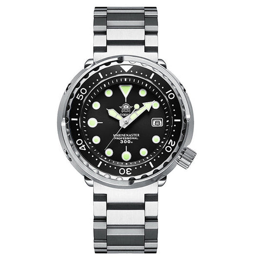 ADDIESDIVE® Tuna 300 Orologio subacqueo automatico Tuna Diver 300M 3 colori ( MY-H5) Nero
