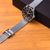 ADDIESDIVE Orologio Automatico da uomo con cinturino in maglia di acciaio inossidabile Diver 200M H9