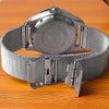 ADDIESDIVE Orologio Automatico da uomo con cinturino in maglia di acciaio inossidabile Diver 200M H9