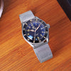 ADDIESDIVE Orologio Automatico da uomo con cinturino in maglia di acciaio inossidabile Diver 200M H9