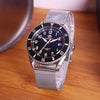 ADDIESDIVE Orologio Automatico da uomo con cinturino in maglia di acciaio inossidabile Diver 200M H9