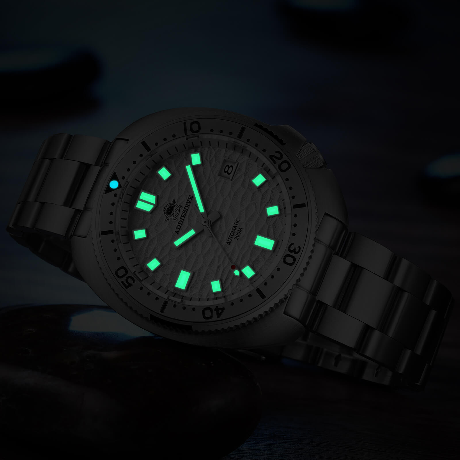 ADDIESDIVE Orologio Subacqueo Automatico 200 Metri Impermeabile AD2117
