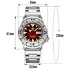 ADDIESDIVE Orologi Subacquei da Uomo Automatici AD2103